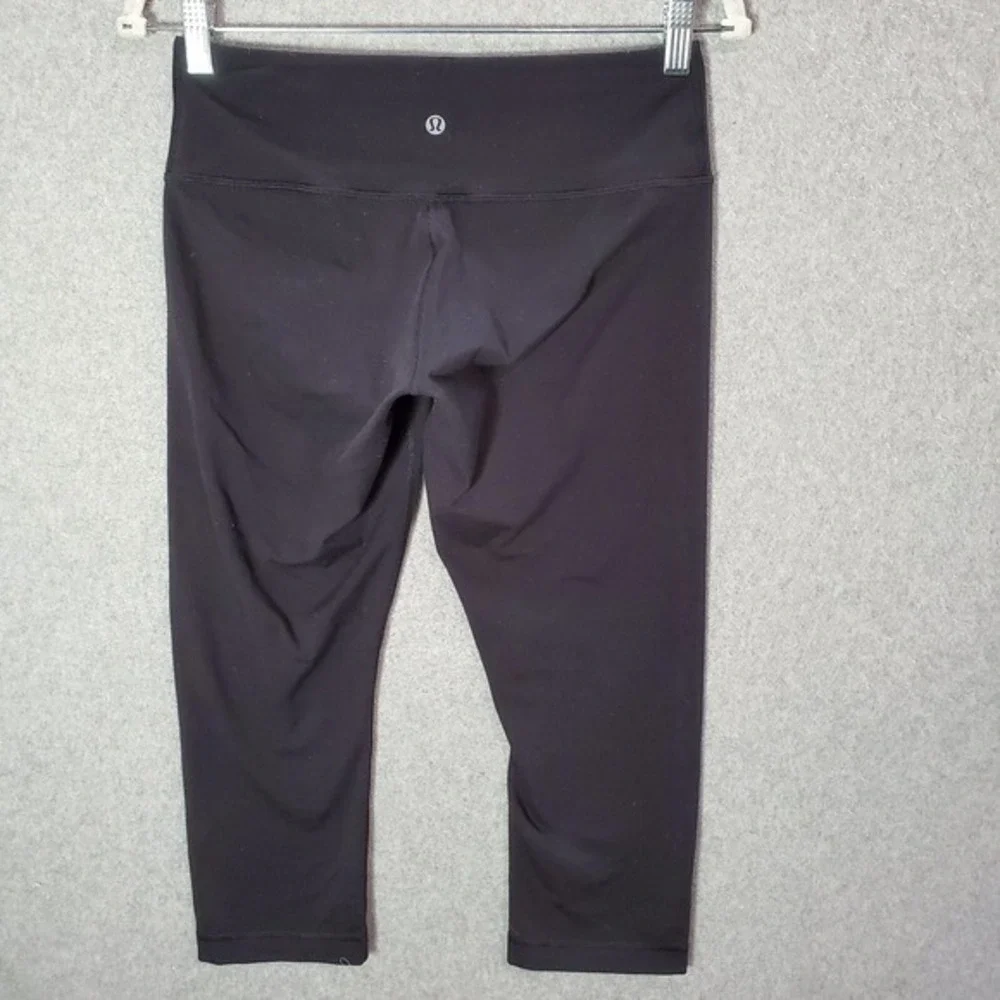 Lululemon Women Activewear Pants 8 Black Align High Rise Crop 20